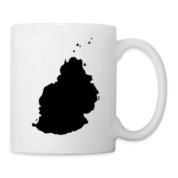 Mauritius map - Mug - white - Right