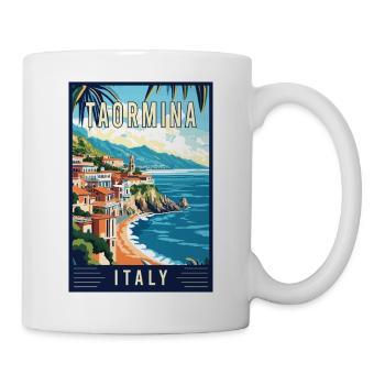 Experience Beauty of Taormina in Italy - Mug - white - Right