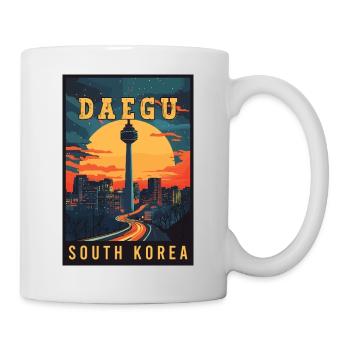 Entdecken Sie das lebendige Daegu in Südkorea - Tasse - Weiß - Rechts