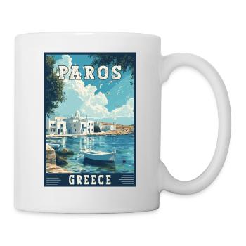 Experience Paros In Greece Mediterranean Paradise - Mug - white - Right