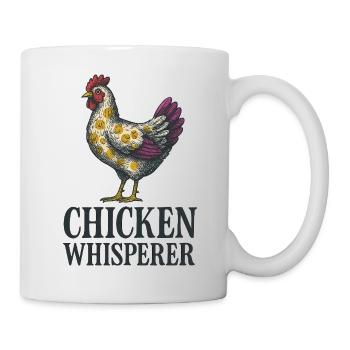 Hühner-Flüsterer - Tasse - Weiß - Rechts