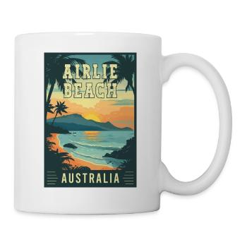 Entdecken Sie das tropische Paradies Airlie Beach in Australien - Tasse - Weiß - Rechts