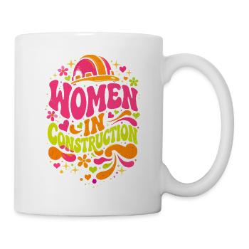 Women in Construction Craftswomen Power - Mug - white - Right