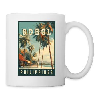Entdecken Sie die tropische Insel Bohol auf den Philippinen - Tasse - Weiß - Rechts