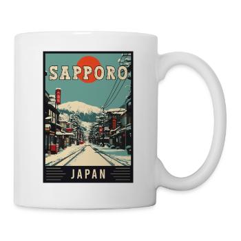 Discover Captivating City of Sapporo in Japan - Mug - white - Right