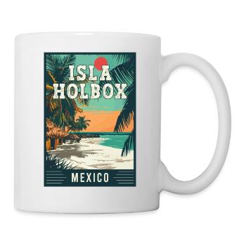 Experience Paradise on Isla Holbox in Mexico - Mug - white - Right