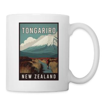 Experience Tongariro in New Zealand - Mug - white - Right