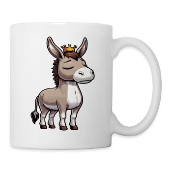 Donkey Donkey Donkey Holder Muli Long-Eared Donkey Muli - Mug - white - Right