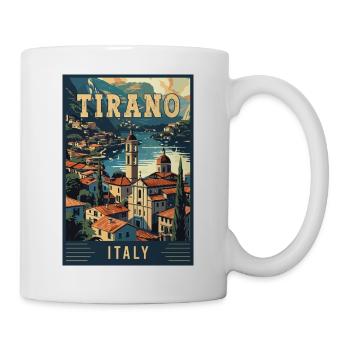 Entdecken Sie Tirano in Italien Vintage - Tasse - Weiß - Rechts