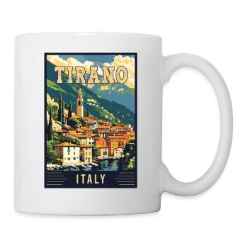 Entdecken Sie Tirano in Italien Vintage - Tasse - Weiß - Rechts