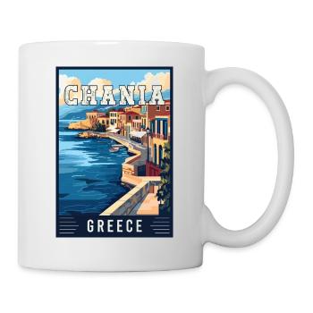 Explore Stunning Chania in Greece - Mug - white - Right