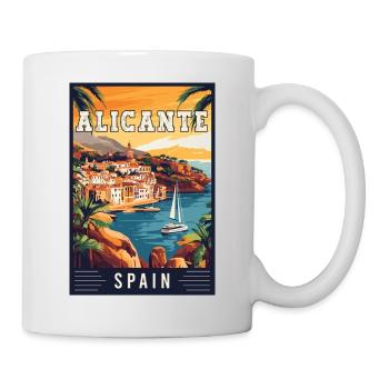 Explore Mediterranean Charm of Alicante in Spain - Mug - white - Right