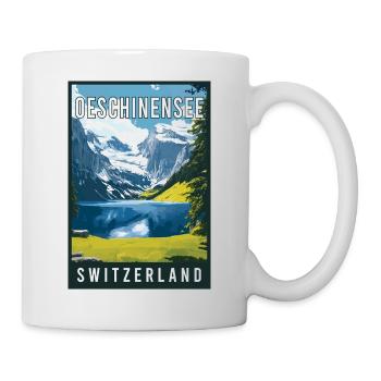 Experience Alpine Gem Oeschinensee in Switzerland - Mug - white - Right