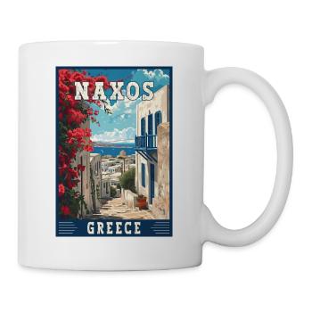 Experience Mediterranean Paradise Naxos In Greece - Mug - white - Right