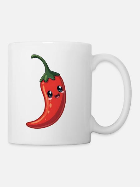 Chili - Tasse - Weiß