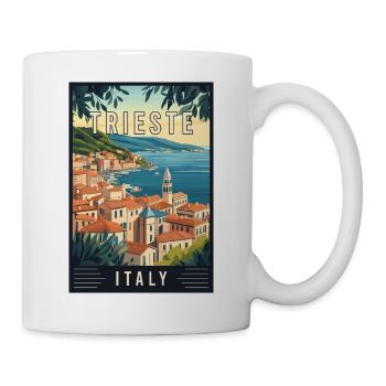Experience the Adriatic Gem Trieste in Italy - Mug - white - Right