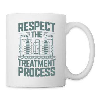 Respect The Treatment Process Water Treatment - Mug - white - Right