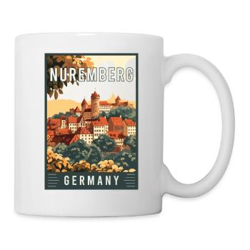 Explore Stunning Historic Gem Nuremberg in Germany - Mug - white - Right