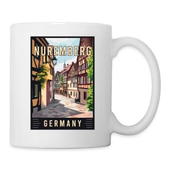 Discover Stunning Historic Nuremberg in Germany - Mug - white - Right