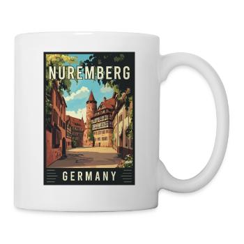 Experience Stunning Historic Nuremberg in Germany - Mug - white - Right