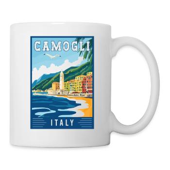Découvrez des camoglis charmants en Italie - Mug blanc - blanc - Droite