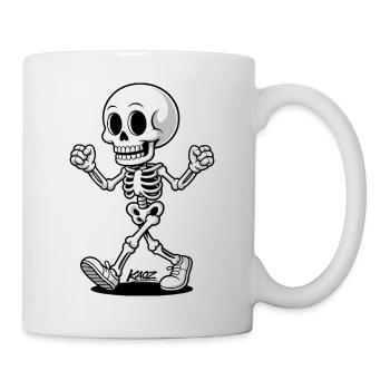 Dancing Skeleton Streetwear - Mug - white - Right