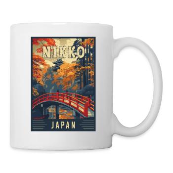 Entdecken Sie die Ruhe von Nikko in Japan - Tasse - Weiß - Rechts