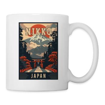 Entdecken Sie die Ruhe von Nikko in Japan - Tasse - Weiß - Rechts