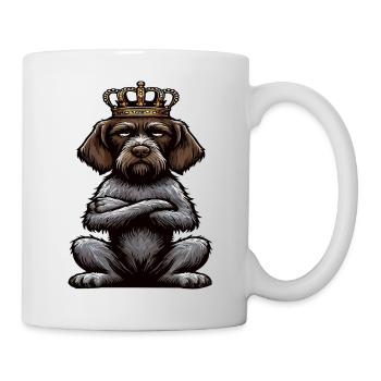 Deutsch Drahthaar Deutsch-Drahthaar Besitzer - Tasse - Weiß - Rechts