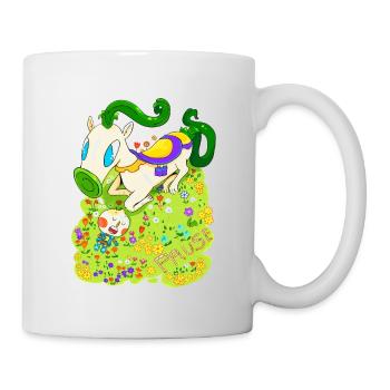 Verschnaufpause - Tasse - Weiß - Rechts