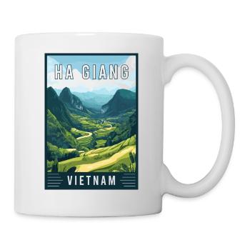 Discover Majestic Landscapes of Ha Giang Vietnam - Mug - white - Right