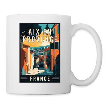 Explore Charming Aix-en-Provence in France - Mug - white - Right