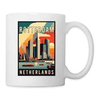 Experience Stunning Rotterdam in Netherlands - Mug - white - Right