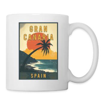 Explore Canary Islands and Gran Canaria in Spain - Mug - white - Right