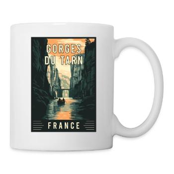 Explore Breathtaking Gorges du Tarn in France - Mug - white - Right