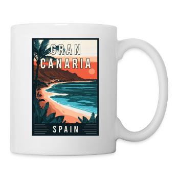 Discover Canary Islands and Gran Canaria in Spain - Mug - white - Right