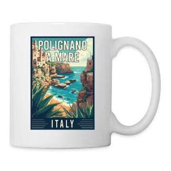 Discover Coastal Splendor Polignano a Mare Italy - Mug - white - Right