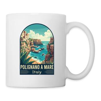 Explore Coastal Splendor Polignano a Mare in Italy - Mug - white - Right