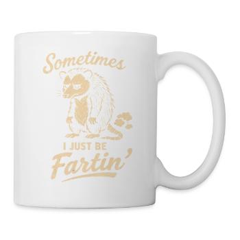 Sometimes I'm just a farting man, e - Mug - white - Right