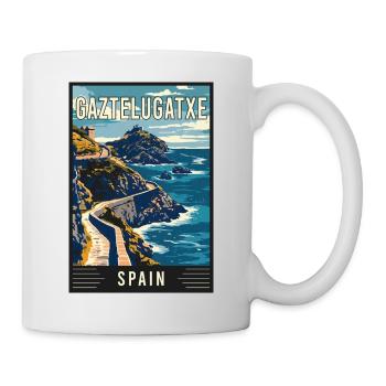 Explore Enchantment of Gaztelugatxe in Spain - Mug - white - Right