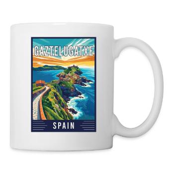 Discover Enchantment of Gaztelugatxe in Spain - Mug - white - Right