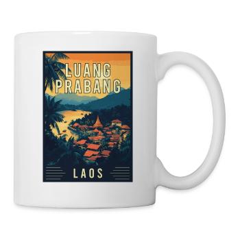 Découvrez la gemme tropicale Luang Prabang au Laos - Mug blanc - blanc - Droite