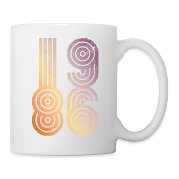 1986 vintage - Mug - white - Right