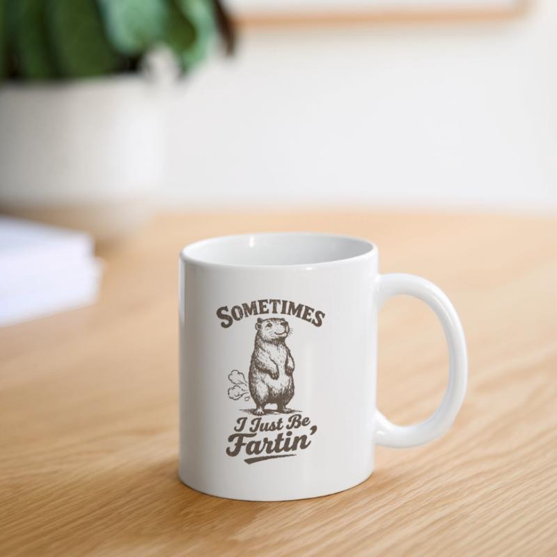 Parfois, je pète simplement. Eau de pet Mug blanc