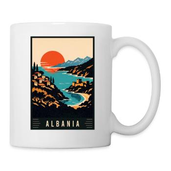 Discover Beach Alps and Historic Cities of Albania - Mug - white - Right