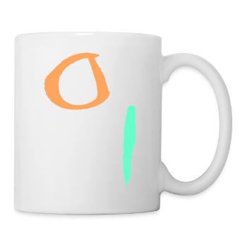 Abstraction minimale - Mug blanc - blanc - Droite