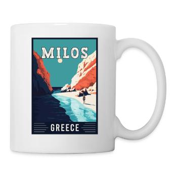 Discover Breathtaking Beauty of Milos in Greece - Mug - white - Right