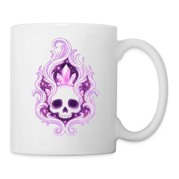 Crystal Skull Flame Spell - Mug - white - Right
