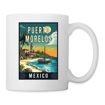 Explore Coastal Charm Puerto Morelos Mexico - Mug - white - Right