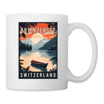 Experience Alpine Lake of Brienzersee Switzerland - Mug - white - Right